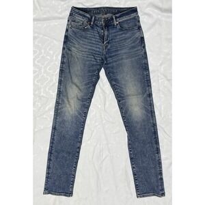 American Eagle Low Rise Straight Acid Wash Jeans 32x34